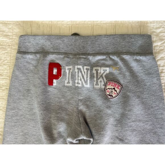 Victorias Secret PINK Y2K Low Rise Road Trip Vintage Sweatpants Medium - Picture 10 of 11